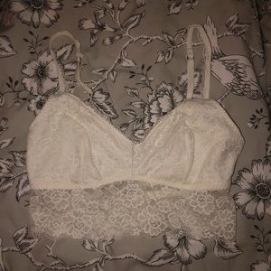 White bralette